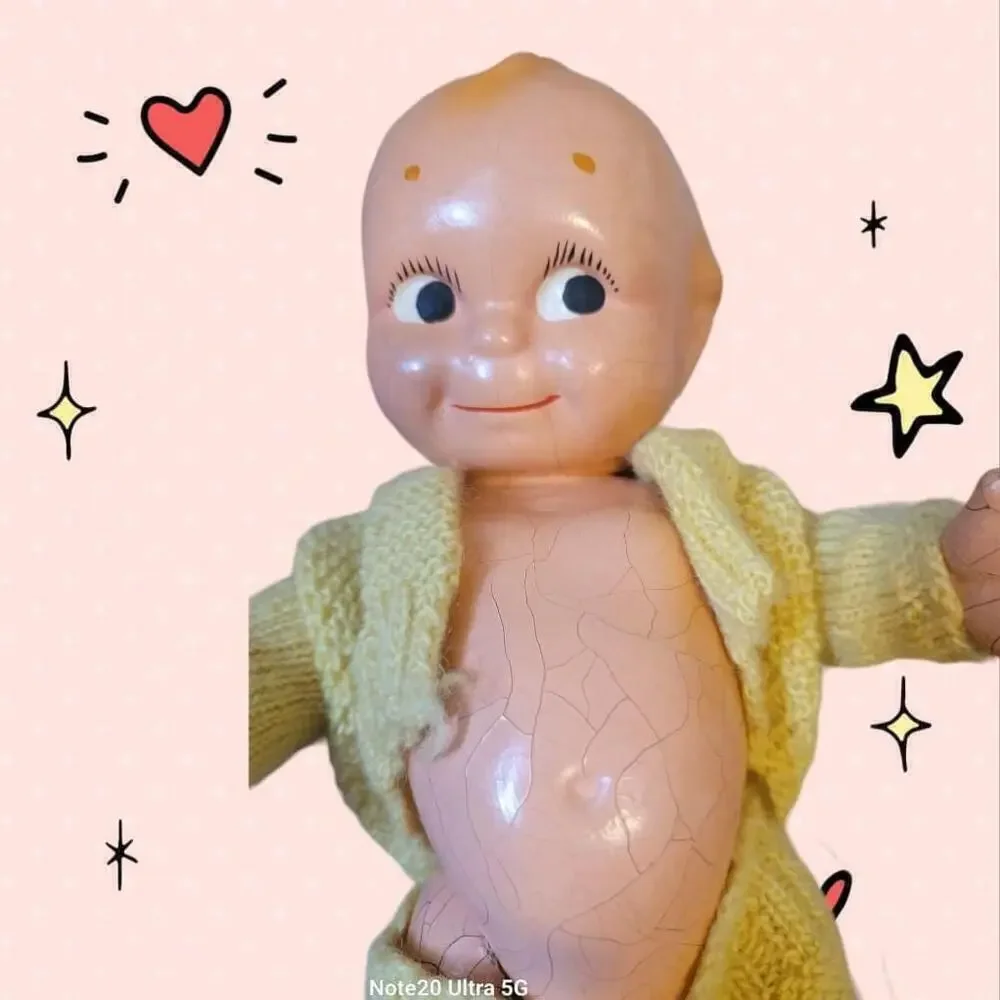 1930s Rose Oneil Kewpie, 12.5-inch Composition Doll Vintage
